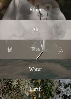 four different types of air and water on the same page, each with their own caption