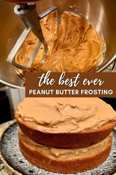 the best ever peanut butter frosting recipe