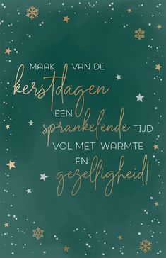 a green and gold christmas card with the words, best wishes written in german on it