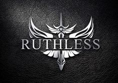 the logo for ruthless, a company that sells leathers and other items to people