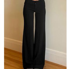 Brand New And Never Worn Black Slacks Women, Black Dress Pants Women, Black Flared Trousers, Lady Outfit, Corset Fashion Outfits, Peg Pants, Flare Dress Pants, Taupe Dress, Brown Dress Pants