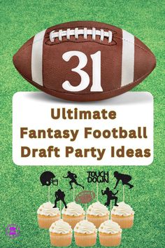 fantasy football draft party, Fantasy Football Draft Party Food, Girl Football Party, Football Party Drinks, Cooking Class Ideas, Football Celebrations