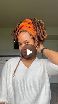 38K views · 3.9K likes | Ebony Zaire ✨🤎 on Instagram: "headwrap tutorials from some of my favorite looks! i definitely wear the last one the most because it’s so quick and keeps my hair out of my face.   y’all already know all of my headwraps are from @crownnyourglory 🫶🏽" Headwrap With Ponytail, How To Wrap A Head Wrap, Head Wrap Ponytail, Locs Scarf Styles, Loc Wrap Styles, Head Wrap With Braids, Locs And Headwraps, Head Wrap Styles For Locs, How To Wrap Hair In Scarf