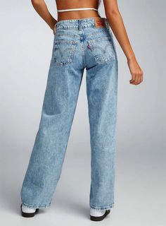 Women \u003e Jeans Levi's - Superlow 90 low-rise jean Levi's   Levi's at Twik Thick 100% cotton denim 5-pocket design   Details   Fit: Straight leg, relaxed hip and thigh Waist: Low Rise: 9\" (23 cm) Inseam length: 31.5\" (80 cm)   The size of the item pictured is 27 Low Rise Jean, Low Rise Jeans, Levis Jeans, Pocket Design, Design Details, Low Rise, Levi's, Straight Leg, Wide Leg