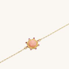 The Starlight Pink Opal Bracelet or Anklet is a graceful accessory, ideal for bringing a soft, luminous touch to any attire. Crafted with care from 24K gold vermeil, it showcases a natural pink opal stone, whose delicate hue is reminiscent of a dreamy sunrise. The piece weighs a mere 1.63 grams, ensuring it feels as light as a feather on your wrist or ankle, suitable for long-term wear.This piece is perfect for celebrating life's cherished moments or enhancing your daily style, making it an idea Opal Bracelet, Birthstone Gifts, Opal Stone, Daily Style, Pink Opal, Diamond Gemstone, Celebration Of Life, Earring Necklace, Daily Fashion