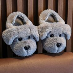 Keep your little ones cozy and stylish with our Winter Warm Cartoon Dog Kids Slippers. These adorable indoor slippers are designed for both boys and girls, offering warmth and comfort for all occasions. Our slippers feature a playful animal print design on the sole, adding a touch of fun to your child's everyday wear. The cute dog cartoon adds character and charm to their indoor footwear. These slippers are designed with a non-slip sole, ensuring your child's safety as they move around the house Playful Winter Slip-on Slippers, Playful Non-slip Closed Toe Slippers, Playful Non-slip Slippers With Round Toe, Playful Non-slip Round Toe Slippers, Comfortable Non-slip Slippers For Home, Cute Winter Slippers With Soft Sole, Playful Slippers With Soft Sole And Round Toe, Non-slip Cartoon Slippers With Round Toe, Cartoon Style Non-slip Slippers With Round Toe