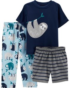 boys night suits - Google Search Baby Boy Pajamas, Carter Kids, Clothing Retail, Carters Baby, Free Baby Stuff, Baby Disney