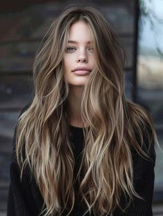 Stylish Long Hairstyles for Round Faces - Best Trends & Tips Balayage Round Face, Long Hair 2024 Trends, Long Hair Cuts For Rounder Faces, 2024 Balayage Trends, Long Haircuts For Round Face Shape, Haircuts For Long Thick Wavy Hair, 2024 Long Hair Trends, Long Hair Round Face, Long Hairstyles For Round Faces