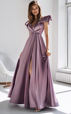 Casual V-neck Sheath Spaghetti Satin Floor-length Evening Dress with Ruching - Dorris Wedding Satin V-neck Maxi Dress, Satin V-neck Banquet Dress, Summer V-neck Evening Dress For Dinner, Chic V-neck Maxi Dress For Banquet, Fitted V-neck Satin Maxi Dress, Fitted Satin Maxi Dress With V-neck, Summer V-neck Banquet Evening Dress, Summer V-neck Evening Dress For Banquet, Summer V-neck Evening Dress For Banquets