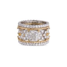 MOSAICO RING Buccellati Rings, Cool Rings, Tiaras Jewellery, Precious Rings, High Jewellery, Our Values, Gold Models, Gold Bracelet Cuff, Yellow Gold Setting