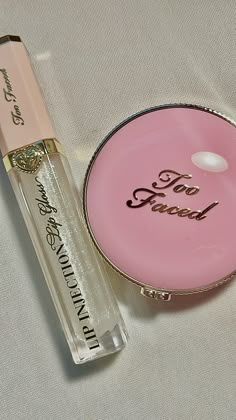 Too Faced Makeup Aesthetic, Too Faced Aesthetic, Lip Injection Lip Gloss, Makeup Aesthetic, Lip Injections, Makeup To Buy, Too Faced Makeup, Pink Girly Things