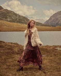 Lydia Graham, Camilla Christensen, Free People Set, Holiday Campaign, People Clothes, St Moritz, Winter Boho, Free People Jacket, Swiss Alps