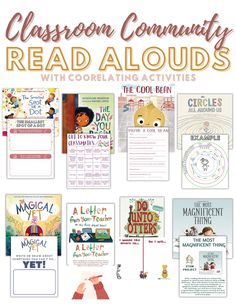 the classroom community read alouds with colorful illustrations