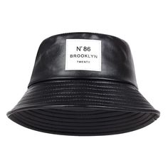 Product Details: Brand: VORON Material: Faux Leather Gender: Unisex Leather Bucket Hat, Travel Hat, Leather Hat, Trendy Hat, Hat Men, Cooler Look, Leather Bucket, Bucket Hats, Black White Red