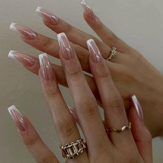 FREE SHIPPING ON ORDERS $9.95+ Buy 3 Get 1 More Free CODE: 4YOU Buy 5 Get 5 More Free CODE: 5FREE Milky Nails, Gel Glue, White French Tip, Nagel Tips, Nail Forms, Popular Nails, Stick On Nails, Nailed It, French Tip Nails