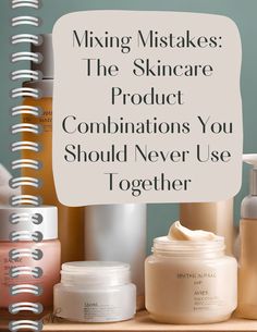 Do you know that if you apply certain skincare products (like retinol and AHA) you can seriously damage your skin?  This pocket guide contains 27 harmful product combinations that you should avoid.  Check it out --->>> Face Wrinkles Remedies, Skin Lightener, Serious Skin Care, Diy Body Scrub, Skin Dryness, Skin Blemishes, Skincare Product