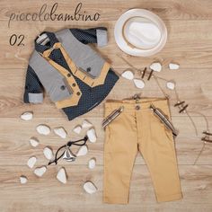 αγόρι – Picolo bambino βαπτιστικα ρουχα christening clothes Kids Style Hair, Dress Suits For Men, Baby Dress Patterns, Kids Clothes Boys, Kids Set, Indian Designer Outfits