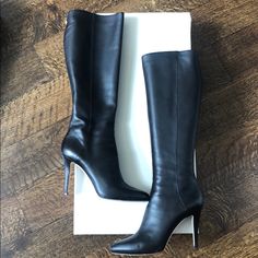 Barely Worn Grainy Calf-Brown Leather Knee Boots With Heel. In Great Condition. Come With Duster Bag And Original Box. Boots With Heel, Leather Knee Boots, Jimmy Choo Shoes, Shoes Heels Boots, Knee Boots, Jimmy Choo, Shoes Women Heels, Heeled Boots, Brown Leather