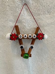 "Here is a listing for some very cute reindeer ornament's. These are great for gift tags for all your holiday packages especially for the little kids. Great for hanging in any space even after the holidays are all finished. Hang them on any branch of your tree, in your place of work ect... These don't have to be just for Christmas they can be hung all year since deer are around all year long so why not give the gift that keep's on giving and can be passed on from generation to generation. For pe Peg Clothespin Ornaments, Reindeer Popsicle Stick Ornament, How To Make Christmas Ornaments, Diy Reindeer Ornaments, Easy Holiday Crafts For Kids, Easy Christmas Ornaments For Kids, Easy Popsicle Stick Crafts, Reindeer Crafts For Kids, Ornaments Kids Can Make