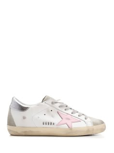 Interior: 60% Cow leather, 40% Cotton Sole: 100% Rubber Vacation Fits, Stella Rosa, Silver Heel, Metal Lettering, Golden Goose Superstar, Versace Shop, Pink Star, Golden Goose Sneakers, Winter Vacation