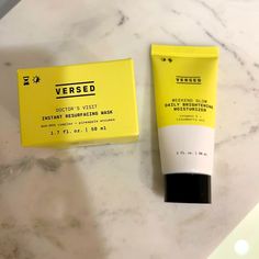 Versed Instant Resurfacing Mask And Daily Brightening Moisturizer. Both Are Nib. Versed Resurfacing Mask, Versed Skincare, Lancome Rose, Overnight Face Mask, Mary Kay Pink, Saturday Skin, Pink Clay Mask, Skincare Bundle, Brightening Mask