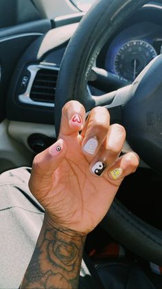 Mail Nail Art, Nail Designs Masculine, Gel Nail Designs For Men, Valentines Day Nails Men, Buff And Shine Nails For Men With Art, Nails For Studs, Tomboy Nails Ideas Short, Nails Designs For Men, Reversible Tattoos