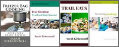 three books about freezer bag cooking and trail cooking