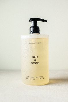 From our friends at Salt & Stone: A multi-benefit, refreshing gel body cleanser with ocean botanicals, antioxidants and natural hydrating ingredients designed to restore skin exposed to the elements. Soften and soothe while cleansing to reverse the drying effects of outdoor activity, wind, sun and sea in our best-selling formula. Sustainable packaging made from sugar cane. Contains: 15.2 fl oz. / 450 ml. INGREDIENTS Seaweed Extracts & Spirulina — Antioxidant-rich ocean botanicals that soothe and Benefits Of Body Oil, Salt And Stone, Makeup Branding, Supplement Packaging, Skincare Lifestyle, Salt Stone, Skincare Branding, Orange Blossom Water, Skincare Essentials