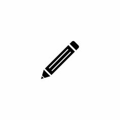 a black and white photo of a pencil