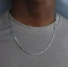 Made from Stainless steel, silver finish. Silver Stainless Steel Figaro Chain Necklace, Silver Stainless Steel Necklace With Figaro Chain, Silver Chain Necklace, Chains Necklace, Favorite Jewelry, Silver Chain, Necklace Lengths, Beauty Book, Chain Necklace