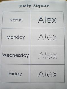 a close up of a paper with words on it and an image of the word alex