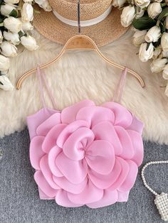 #BEAUTY ,#REALATIONSHIPS #Fashion #Outfits #Summer Outfits #Animals Blossoming Flower, Y2k Crop Top, Satin Cocktail Dress, Baby Tees Y2k, Y2k Baby Tee, Pink Petals, Green Satin, Party Tops, Spring Garden