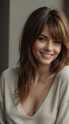 2024 Haircuts for Moms: Transform Your Look with These 15 Cute Ideas! 37 Cindy Hairstyles, Oval Face Bangs, Mom Cut, Medium Hair Styles For Women, Bangs For Round Face, Fresh Haircut, Fabulous Hair, Hair 2024