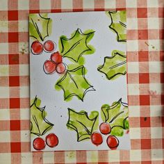 How to Make an Easy Watercolour Christmas Card | Hobbycraft Water Coloring Painting Ideas Christmas, Easy Xmas Cards To Make, Christmas Card Ideas Easy Drawing, Christmas Easy Watercolor, Christmas Cards Drawing Ideas, Quick Christmas Cards To Make, Watercolor Christmas Cards Ideas Simple Easy, Cute Easy Christmas Cards