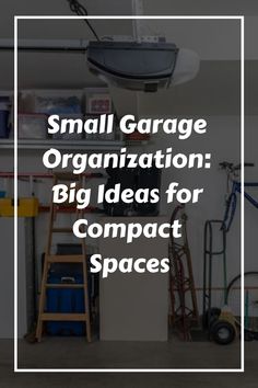 Small Garage Organization: Big Ideas for Compact Spaces Small Garage Remodel, Small 1 Car Garage Ideas, How To Organize A Small Garage, One Car Garage Organization Ideas, Apartment Garage Organization, Garage Organization Small Space, Small Garage Shelving Ideas, Single Garage Organization Ideas, Small One Car Garage Organization