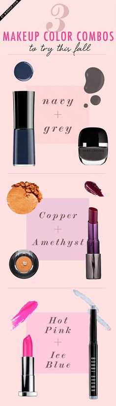 3 makeup color combos to try this fall Make Up Inspiration, I Love Makeup, Love Makeup, Colorful Makeup, All Things Beauty, Beautiful Makeup, Makeup Skin Care, Beauty Secrets, Beauty Make Up