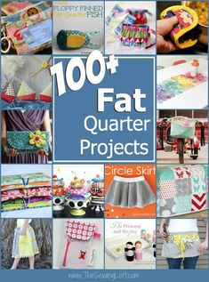 100+ Fat Quarter Projects | Round Up - The Sewing Loft Fat Quarter Projects, 100 Plus, Costura Diy, Beginner Sewing Projects Easy, Leftover Fabric, Diy Quilt, Creation Couture