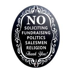 Suitable for home and business premises 	Helps you send a message in a subtle and respectful way 	Quick and easy to install 	Material: Wood 	Item Size: 130 x 100 x 5mm / 7.87 x 3.94 x 0.20" 	Package Includes: 	1 x No Soliciting Sign Home/Business Decoration No Solicitors Sign, Funny No Soliciting Sign, Wyoming Ranch, No Soliciting Sign, No Trespassing Signs, Ranch Ideas, No Soliciting Signs, No Soliciting, Contemporary Door