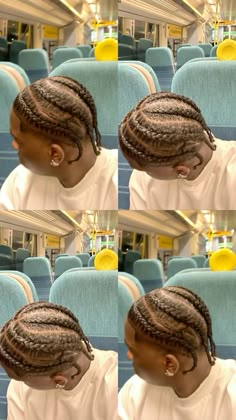 Fro Styles, Big Cornrow Braids, Hair Cornrows, Mens Twists Hairstyles, High Taper