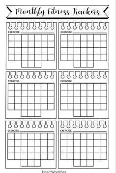 the printable worksheet for mental fitness trackers is shown in black and white