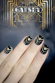 Gatsby Nails, Simple Nails Design, Fall Nail Art Designs, Nails Fashion, Fall Nail Art, Nails Desing, Simple Nail Designs