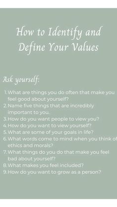 What Are Your Values, How To Identify Your Goals, How To Identify Your Core Values, What Are Values Life, Country Living Hacks Tips, List Of Values Life, List Of Morals And Values, Journal Prompts For Values, Getting In Touch With Your Spirituality