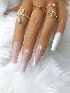 Nude Nail Designs, Long Acrylic Nails Coffin, Acrylic Nails Coffin Pink, Coffin Nails Long, Neutral Nails, Elegant Nails, Coffin Nails Designs, Fancy Nails