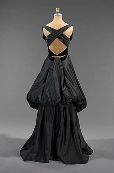 harles James (American, born Great Britain, 1906–1978), Evening dress, 1948, silk. Brooklyn Museum Costume Collection at The Metropolitan Museum of Art, Gift of the Brooklyn Museum, 2009; Gift of Millicent Huttleston Rogers, 1949. Historical Clothes, Design Houses, French Vogue, Jeanne Lanvin, 20th Century Fashion, Costume Collection, Costume Institute