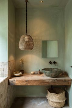 the bathroom is clean and ready to be used as a washroom for someone's needs