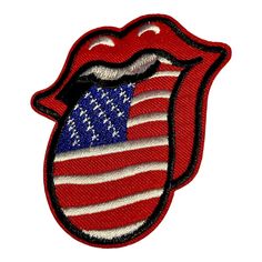 the rolling stones american flag tongue patch