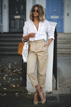 Stile Casual Chic, Linen Pants Outfit, Mode Casual, Fashion Mistakes, Summer Style Casual, Inspired Outfits, 가을 패션, Looks Style, Street Chic