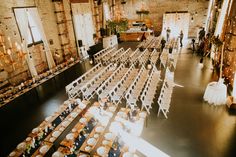 tables and chairs are set up for an event