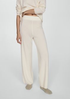 100% cashmere pants - Women | MANGO USA