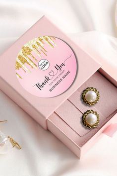 Add these elegant small round envelope seals to your envelopes or any other item such as gifts or favors. Lovely modern calligraphic design with rose gold or blush pink background. Professional looking - Great for any occasion.